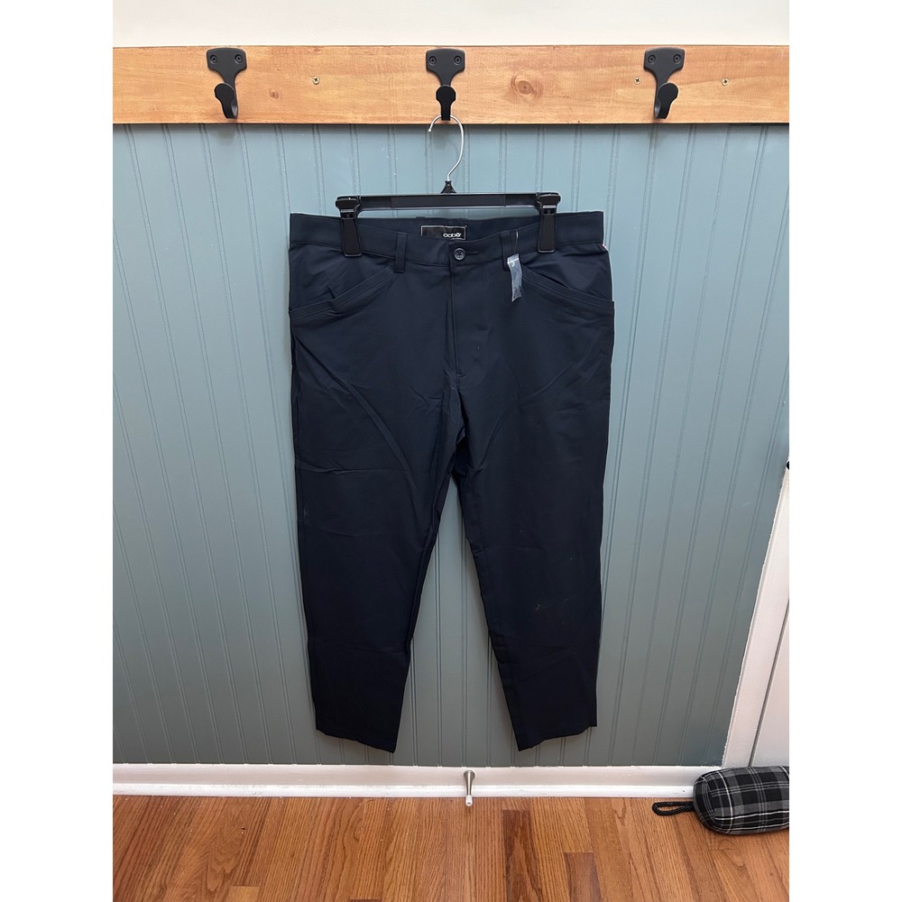 Oobe Mens Performance Trousers black Stretch Pants 32/30 chick fil a